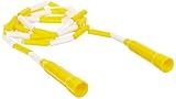 School Smart Segmented Nylon Jump Ropes with Handles - 8 feet - Yellow