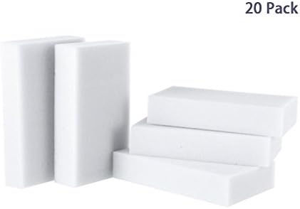 USmyth 20 Pack Durable Magic Eraser Cleaner Sponge Melamine Foam 10x6x2CM