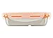Mighty Hippo RECTANGLE Stainless Steel BENTO Lunch Container (Size: MEDIUM) - 2 Compartments (Removable Divider / Leak Proof / Dishwasher Safe / Reusable / Food Safe / Metal / BPA Free / Meal Prep)