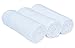 JUSTSWAG CHDENUO Baby Swaddle Blankets, White Cotton Muslin (3 Pack) 47x47, by Babeez Dream