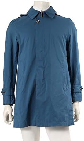 Amazon アクアスキュータム Aquascutum Aquamac Protect レインコート ステンカラーコート 青 中古 コート ジャケット 通販