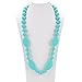 Consider It Maid Silicone Teething Necklace for Mom to Wear - FREE E-BOOK - BPA FREE and FDA Approved - Peas in a Pod (Turquoise)