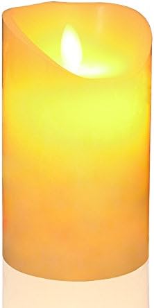 SCWYF Led Candle Light, Flameless Unscented with Remote Control &amp; Timer (2/4/6/8 Hours) 5''