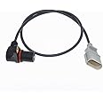 Crankshaft Position Sensor 06A906433C Compatible with A3 A4 A6 S3 TT VW Jetta Golf Beetle Passat Bora Polo Skoda Fabia Octavia Superb Seat Alhambra Cordoba Ibiza Leon Toledo