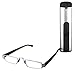I-Mag Executive Slim Metal Reading Glasses with Slide Open Hard Case (1.50, Silver)
