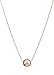Amazon Collection 14k Rose Gold Bead Pendant Necklace, 18