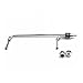 Big Autoparts 1552 Fuel line, Chrome 3/8 inch Inlet Dual 5/8-18 inch Outlet Fuel Line Hose for Holley 4150 Double Pump Carbs