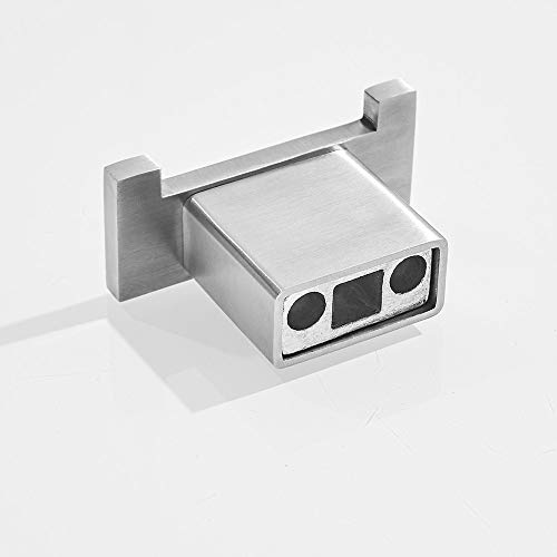Heable Robe Hook Brushed Nickel, Bathroom Hardware Stainless Steel Robe Coat Hook Wall Mounted