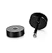 Stainless Steel Mens Womens Stud Earrings Set Ear Piercing Plugs Tunnel Punk Style (1pair Black)