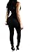 Dasbayla Women Ripped Tights Plus Size Wasp-Waisted Rompers Slim Fit Outfits Jumpsuits XL Black
