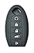 Silicone Rubber Keyless Entry Remote Control Transmitter Combo Key Fob Case Cover Skin Protector for Nissan Altima Pathfinder 5 buttons