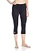 Under Armour Women's UA Base 2.0 3/4 Leggings Black/Glacier Gray MD (US 8-10)