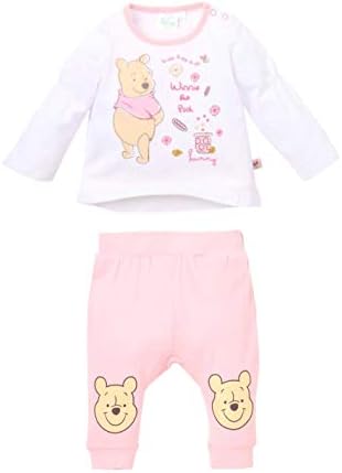Winnie Lourson Ensemble Pantalon Et T Shirt Bebe Fille Blanc Rose De 3 A 24mois Ensembles Vetements Cmfantillas Org