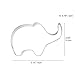 Efivs Arts Elephant Shapes Stainless Steel Cookie Cutter Biscuit Cutter Cookie Mold Cookie Press Cookie Molds Fondant Cutter