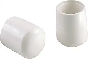 Shepherd Hardware 9205 1/2-Inch Hi-Vinyl Leg Tips, 4-Pack