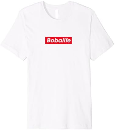 Mens BobaLife - Boba Graphic Designer T-Shirt Medium White