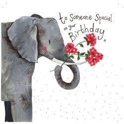 Alex Clark Elephant Someone Special Birthday Card