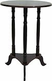 Home Source Industries AF9813 Round End Table, Mahogany