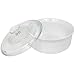 CorningWare French White 1-1/2-Quart Covered Round Dish with Glass Lid
