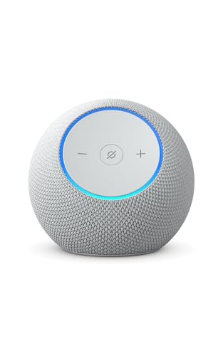 Amazon Echo Dot Max (neueste Generation), Lautsprecher mit raumfüllendem Klang und integriertem Smart-Home-Hub, Weiß, mit Alexa+ Early Access