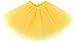 Tutu Skirts for Women Teen Adult 3 Layered Yellow Tulle Mini Skirt Party Performance Ballet Dancewear