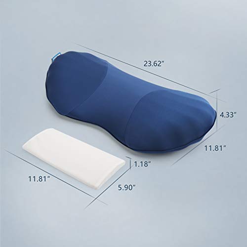 Adjustable Lumbar Support Pillow for Sleeping Memory Foam Back Support