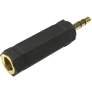 Aptii 3.5mm Stereo Jack Male to 6.35mm Female Adaptor