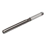 uxcell 98mm Long 5/16 Inch Cutting Dia 6 Flutes Straight Shank Tool Steel Hand Reamer