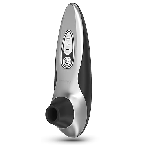 Womanizer Pro40 Clitoral Sucking Toy - Clit Stimulator with 6 Suction Speeds - Waterproof Sucker Vibrator - Rechargeable Vibrating Adult Sex Toys for Women and Couples - Black