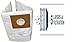 3 Replacement HEPA Bags for Shop-Vac 2-2.5 Gallon Units. Compare to 90668 [9066800] Type B All Around H11 FILTRATION Collection Bags. Also fits Craftsman CMXZVBE38774.