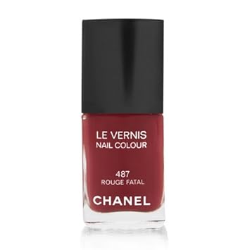 Chanel Nail Polish Colors amazon com chanel le vernis nail color rouge fatal 487 nail polish beauty