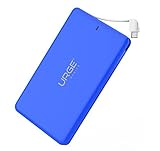 Urge Basics Ultra Slim PowerPro 4000mAh with Built-in Micro USB Connector (Blue)