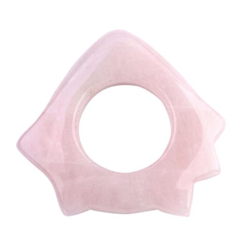Jovivi gua sha scraping massage tool, natural rose quar…