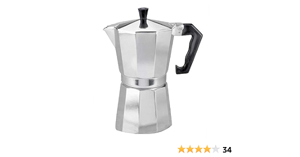 Cafetera espresso de 9 tazas estilo italiano para uso en cocinas eléctricas  de gas y cerámicas : Hogar y Cocina - Amazon.com