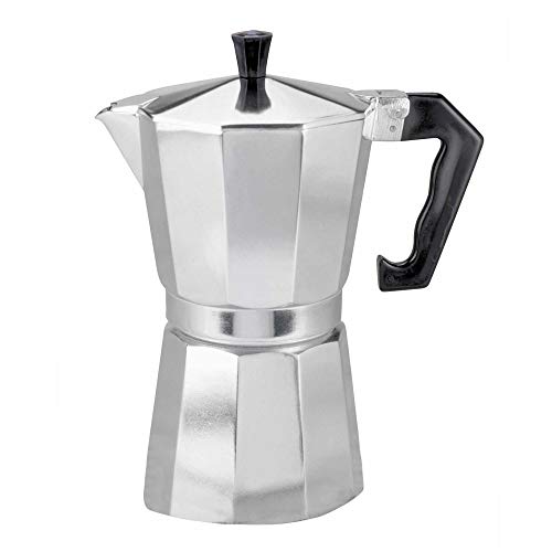 9 Cup Italian Style Expresso Coffee Maker for Use on Gas Electric and Ceramic Cooktops