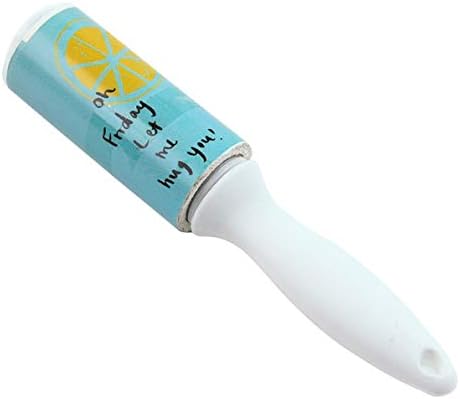 Corneliaa-UK Cute Cartoon Portable Sticky Dust Hair Removal Carpet Cleaning Brush Fluff Cleaner Peeling Sticky Wool Picker Lint Roller