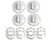 Range Kleen 8134 White Electric Range Knobs, 4 Pcs
