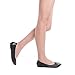 DREAM PAIRS Women's Sole-Flex Ballerina Walking Flats Shoes,Size 8,Black,Sole-Flex