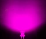 100pcs x Super Bright 3mm pink Flat Top Led Lamp Led 3mm pink