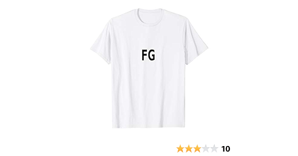Amazon.com: Camiseta FG : Ropa, Zapatos y Joyería