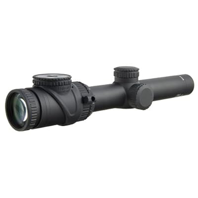 Trijicon TR25-C-200080 AccuPoint 1-6x24mm Riflescope, 30mm Main Tube, Standard Duplex Crosshair Reticle with Green Dot, Matte black
