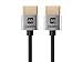 Monoprice HDMI High Speed Cable - 1 Feet - Silver, 4K@60Hz, HDR, 18Gbps, 36AWG, YUV 4:4:4 - Ultra Slim Series