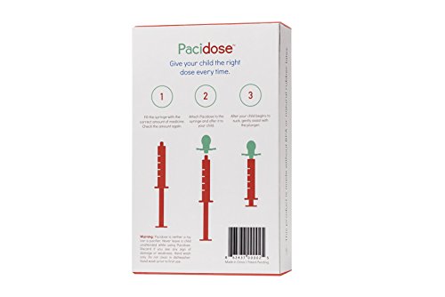 Pacidose Pacifier Liquid Medicine Dispenser with Oral Syringe (Toddler 18+ Months) - Thumbnail 2