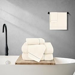 MyOwn Ultra Soft 6 Pack Cotton Towel Set, Contains