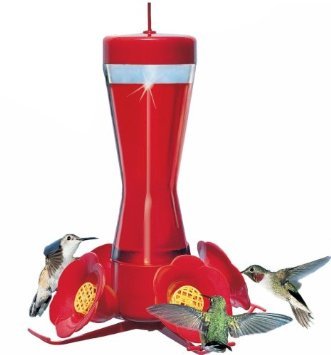 Perky Pet 203cp Pinch Waist Glass 8 Ounce Hummingbird Feeder