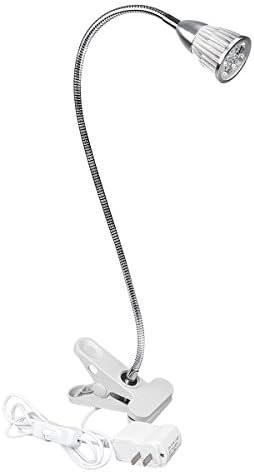 LED Grow Light, collee 5W LED Clip Desk Lamp Clamp Flexible Neck 360 Degree for Hydroponic Garden Greenhouse