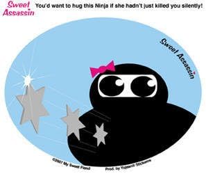 My Sweet Fiend - Sweet Assassin Ninja - Sticker / Decal