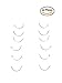 Styrofoam Mannequin Foam Head with Female Face (Including T-Pins, Weaving Needles & Jumbo Black Weaving Thread) Wig Making Kit & Display Foam Wig Head