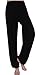 Urban CoCo Womens' Solid Color Soft Elastic Waistband Fitness Yoga Harem Pants (XX-Large, Black)