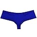Jaxu Men's Elastic Spandex Thong Boxer Shiny Boxers Briefs Guys Pants Sexy Men Pouch Underwear Blue M